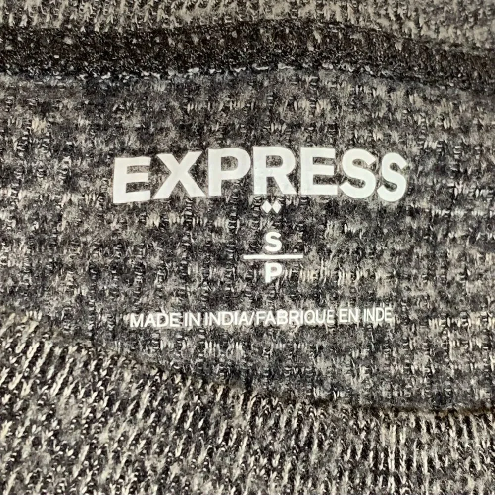 J. Crew Black Tweed Crewneck Long Sleeve Sweater‎ S